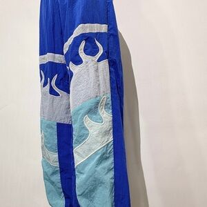 Pink + Dolphin Flame Track Pants (Large, Blue)